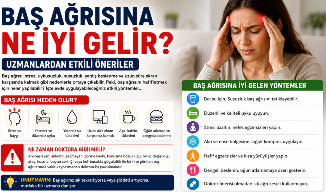 Baş Ağrısına Ne İyi Gelir? Baş Ağrısı Nasıl Geçer? Uzmanlardan