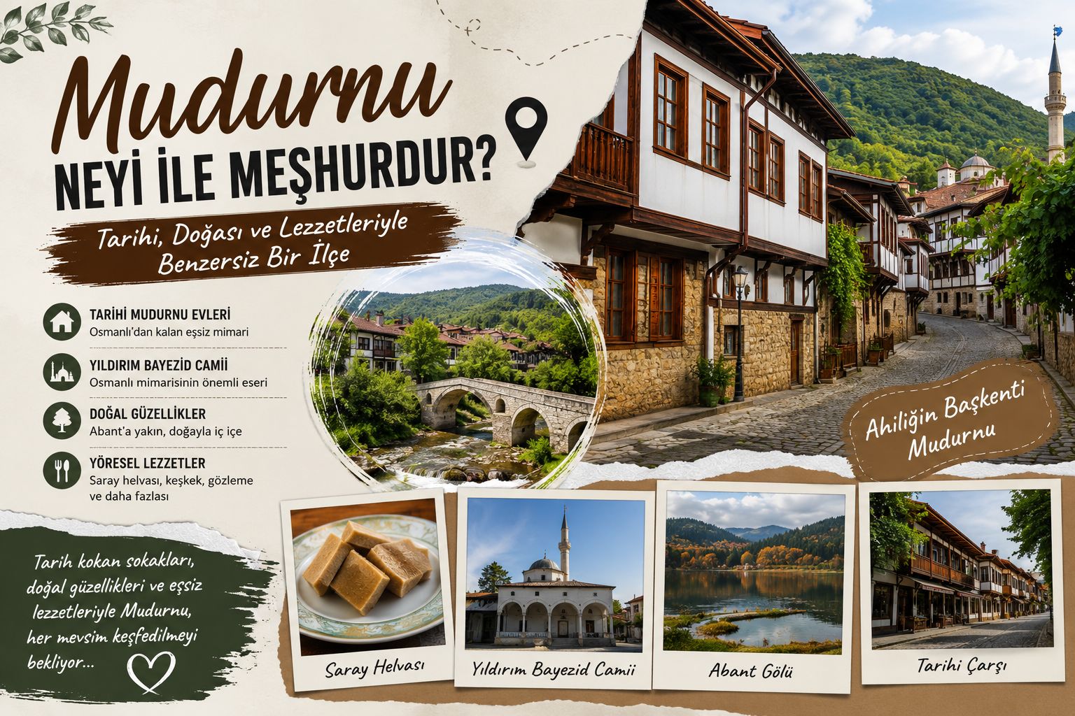 Mudurnu Neyi ile Meşhurdur? Tarihi Evleri, Doğal Güzellikleri ve Gezilecek