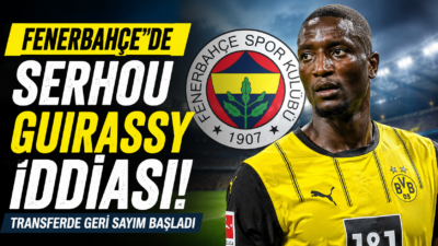 Fenerbahçe’nin Borussia Dortmund forması giyen golcü futbolcu Serhou Guirassy için