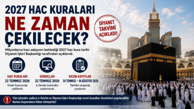 2027 Hac Kuraları Ne Zaman Çekilecek? Diyanet’ten Hac Kurası Takvimi