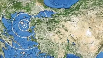 Ege Denizi Deprem! AFAD İlk Verileri Paylaştı Ege Denizi deprem