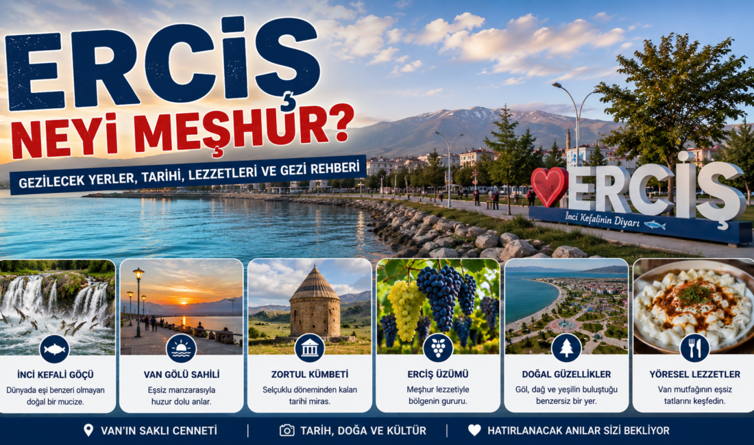 Erciş Neyi Meşhur? Gezilecek Yerler, Tarihi ve Gezi Rehberi Erciş