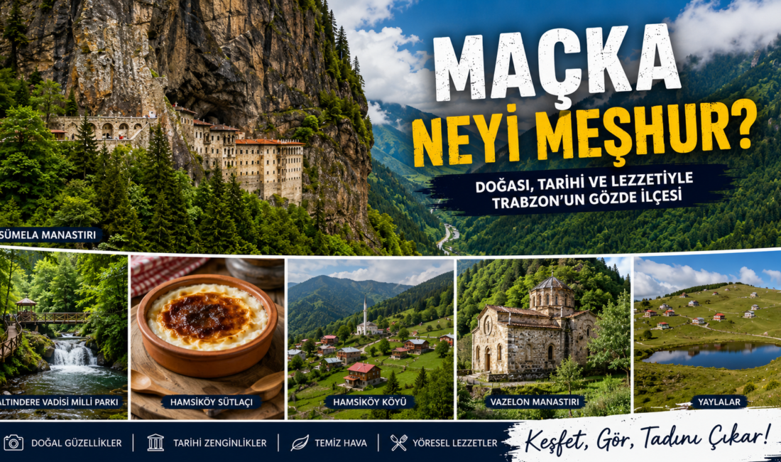 Maçka Neyi Meşhur? Gezilecek Yerler, Tarihi ve Gezi Rehberi Maçka