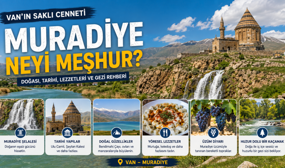 Muradiye Neyi Meşhur? Gezilecek Yerler, Tarihi ve Gezi Rehberi Muradiye
