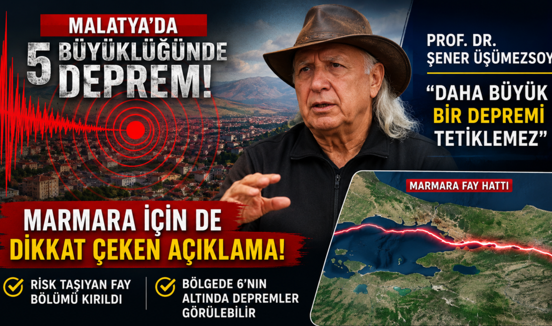 Malatya’nın Battalgazi ilçesinde meydana gelen 5 büyüklüğündeki depremin ardından gözler