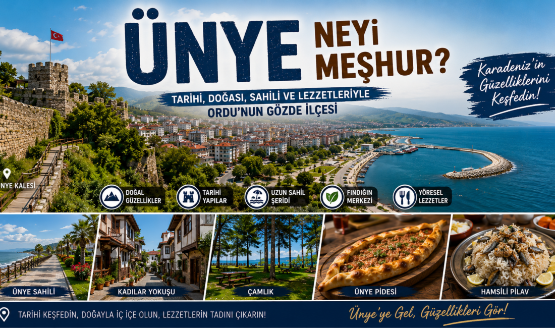 Ünye Neyi Meşhur? Gezilecek Yerler, Tarihi ve Gezi Rehberi Ünye