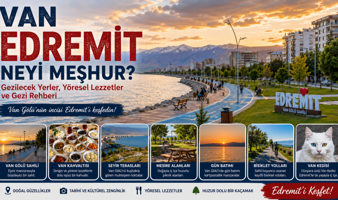 Edremit Neyi Meşhur? Van’ın en popüler ilçelerinden biri olan Edremit,