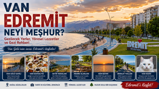Edremit Neyi Meşhur? Van’ın en popüler ilçelerinden biri olan Edremit,