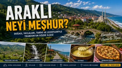 Araklı Neyi Meşhur? Gezilecek Yerler, Tarihi ve Gezi Rehberi Araklı