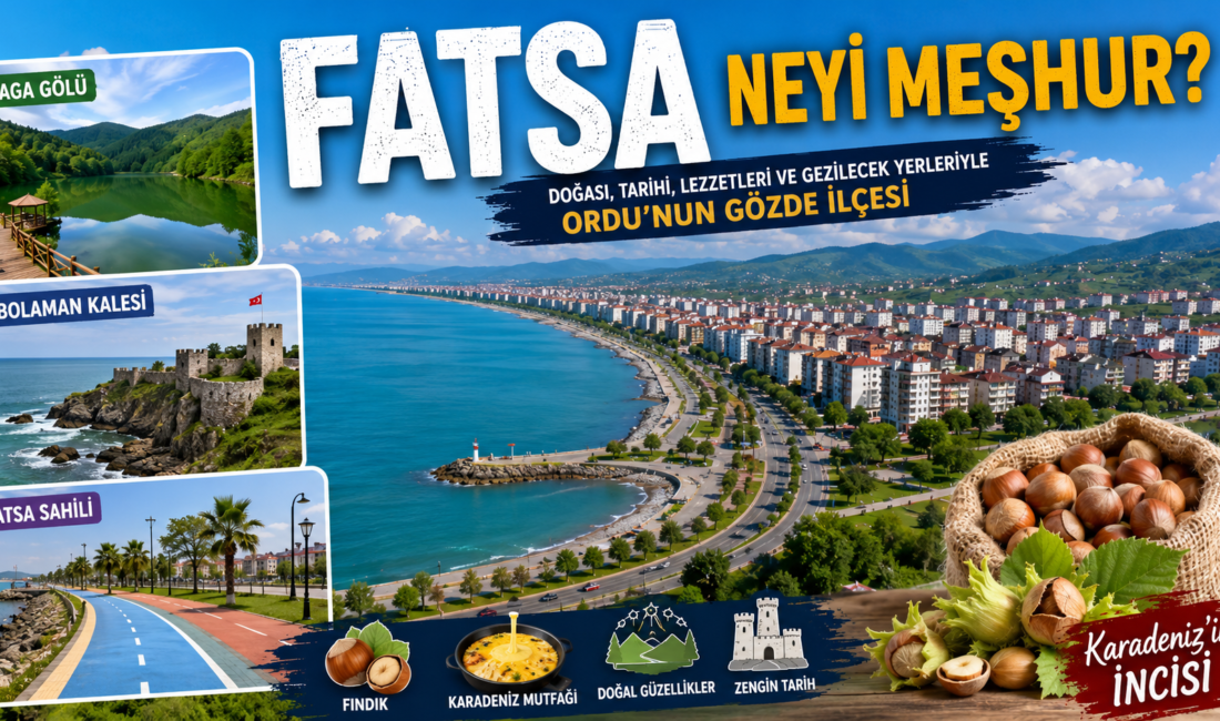 Fatsa Neyi Meşhur? Gezilecek Yerler, Tarihi ve Gezi Rehberi Karadeniz’in