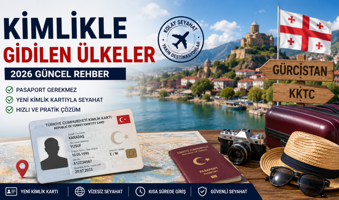 Kimlikle Gidilen Ülkeler 2026: Türk Vatandaşları İçin Güncel Rehber Yurt