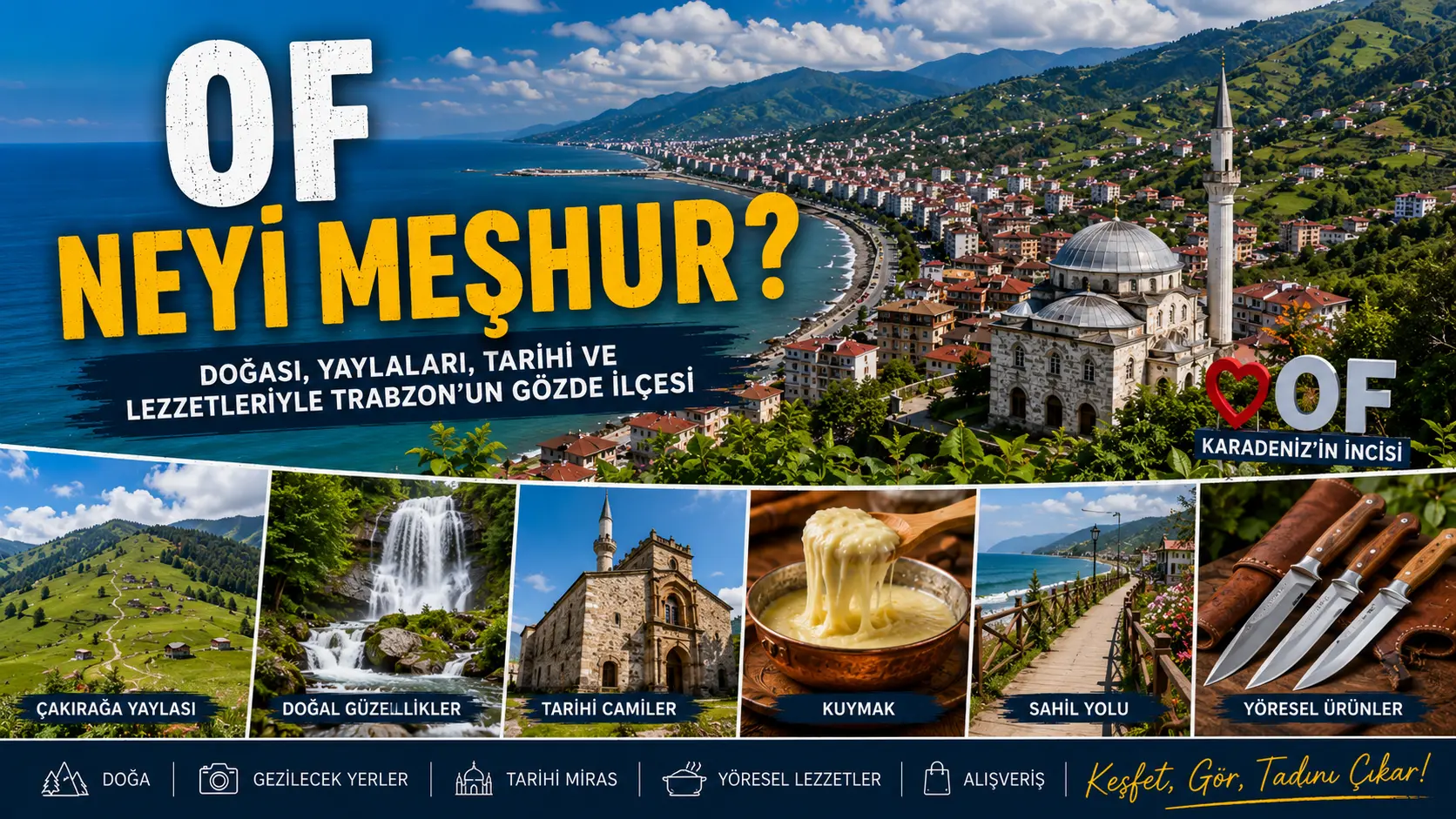 Of Neyi Meşhur? Gezilecek Yerler, Tarihi ve Gezi Rehberi Of