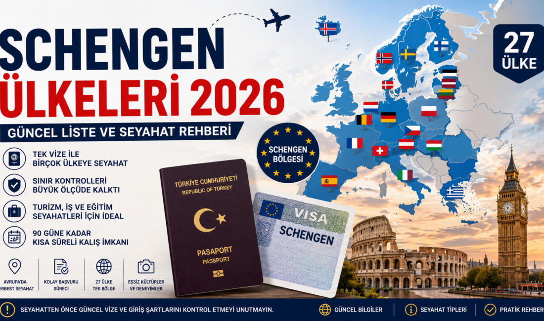 Schengen Ülkeleri 2026: Güncel Liste ve Seyahat Rehberi Avrupa’ya seyahat