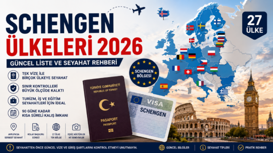 Schengen Ülkeleri 2026: Güncel Liste ve Seyahat Rehberi Avrupa’ya seyahat