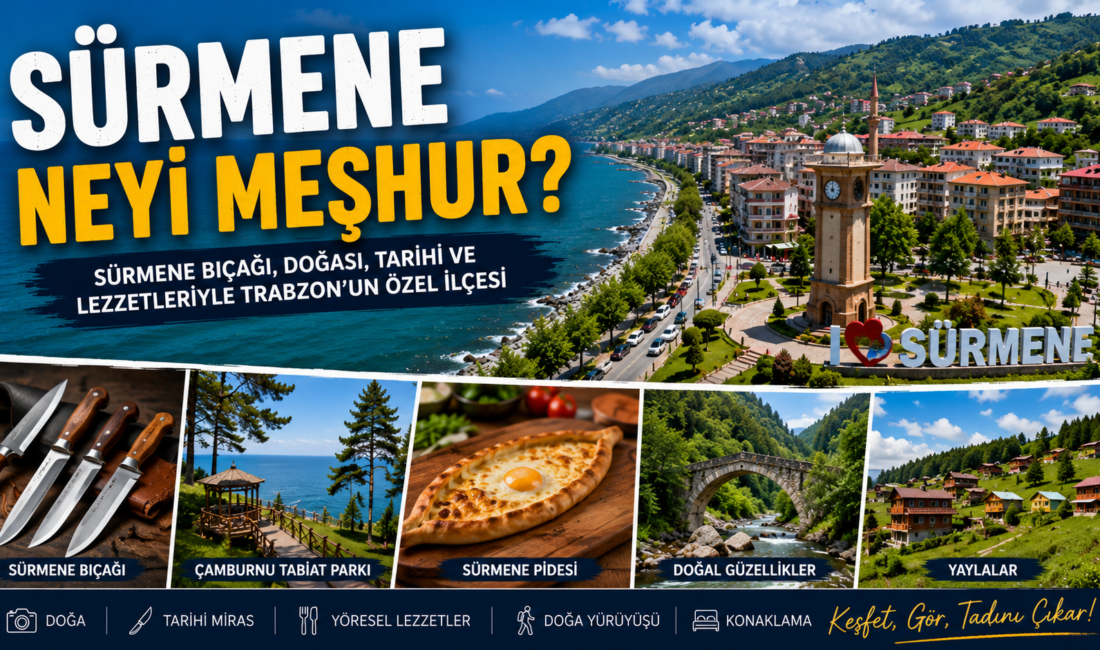 Sürmene Neyi Meşhur? Gezilecek Yerler, Tarihi ve Gezi Rehberi Sürmene