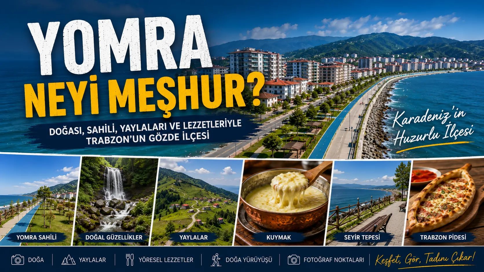 Yomra Neyi Meşhur? Gezilecek Yerler, Tarihi ve Gezi Rehberi Yomra