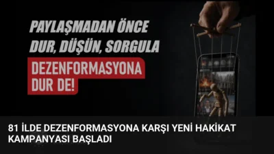 Cumhurbaşkanlığı İletişim Başkanlığı, bilgi kirliliğiyle mücadele için 81 ilde geniş