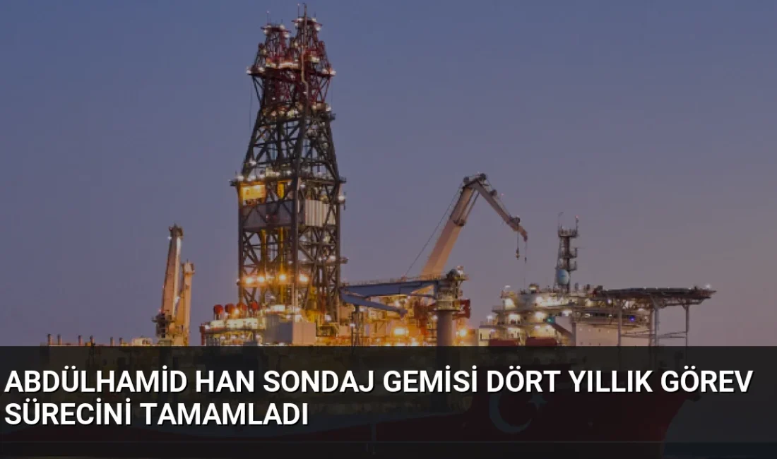 Abdülhamid Han sondaj gemisi görevdeki 4. yılını doldurdu. Karadeniz'de 75
