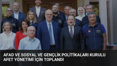 AFAD Başkanı Vali Ali Hamza Pehlivan ve Prof. Dr. Kemal