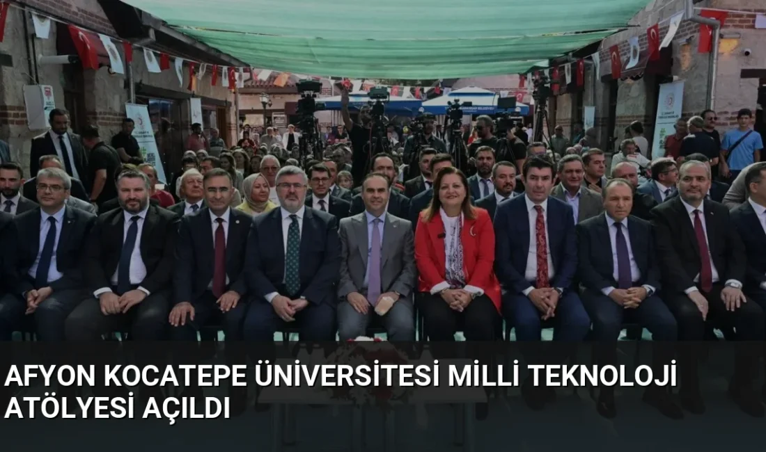 Sanayi ve Teknoloji Bakanı Mehmet Fatih Kacır, Afyon Kocatepe Üniversitesi'nde