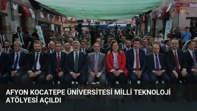 Sanayi ve Teknoloji Bakanı Mehmet Fatih Kacır, Afyon Kocatepe Üniversitesi'nde