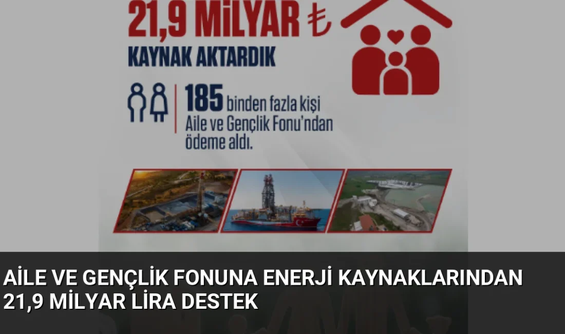 Aile ve Gençlik Fonu'na petrol, doğal gaz ve maden gelirlerinden