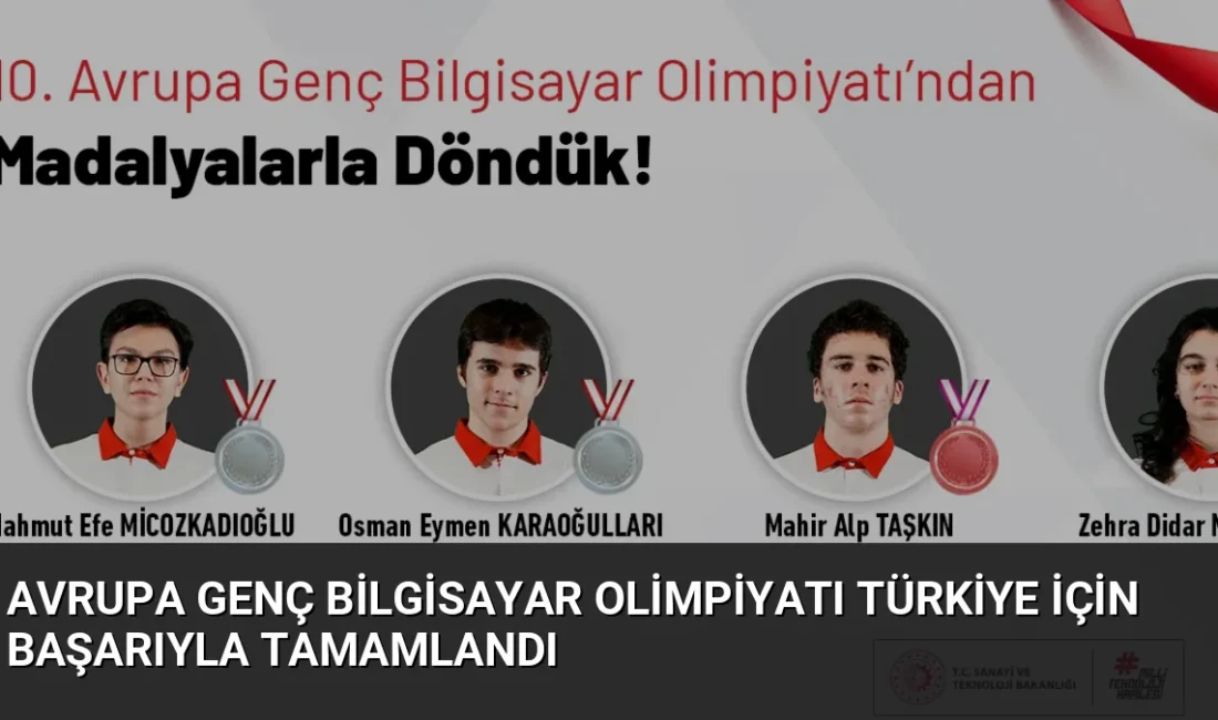 Litvanya'da düzenlenen 10. Avrupa Genç Bilgisayar Olimpiyatı'nda Türkiye'yi temsil eden