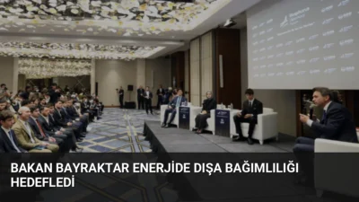 Bakan Bayraktar, Türkiye'nin enerjide dışa bağımlılığını 2035'e kadar yüzde 50'nin