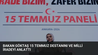 Bakan Mahinur Özdemir Göktaş, 15 Temmuz'un 10. yılında milli irade