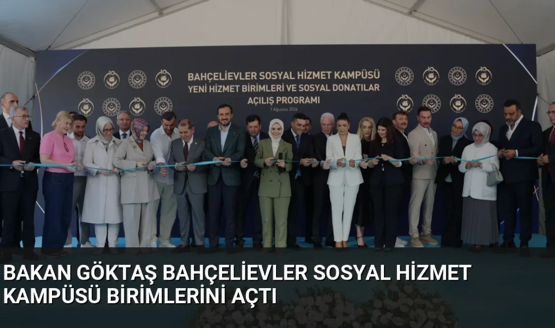 Aile ve Sosyal Hizmetler Bakanı Mahinur Özdemir Göktaş, Bahçelievler Sosyal