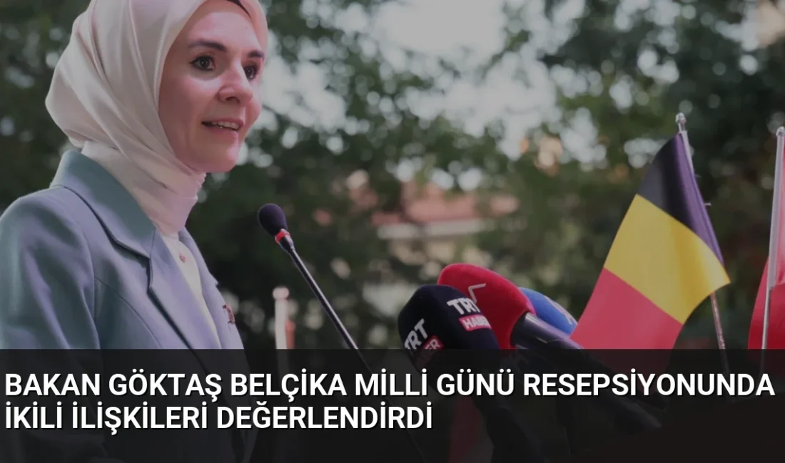 Bakan Göktaş, Belçika Milli Günü Resepsiyonu'nda 300 bini aşkın Türk