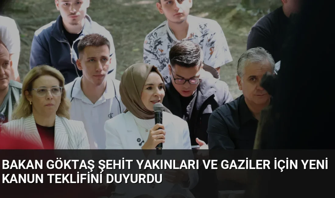 Aile ve Sosyal Hizmetler Bakanı Mahinur Özdemir Göktaş, şehit yakınları