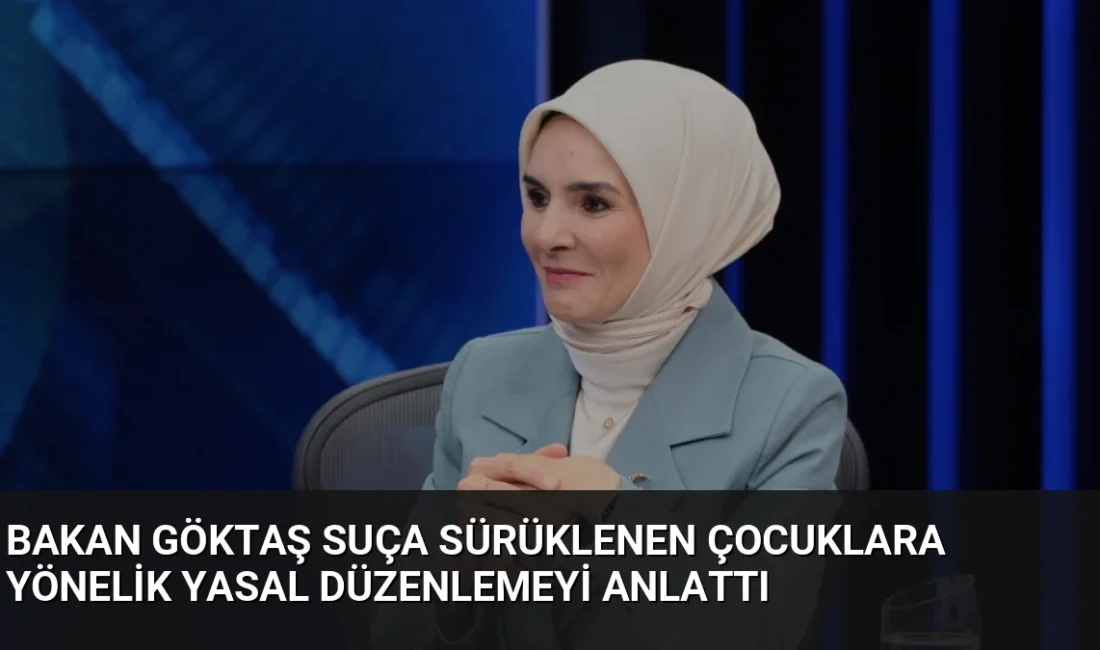 Bakan Göktaş, suça sürüklenen çocuklara yönelik yeni yasal düzenlemeyi ve