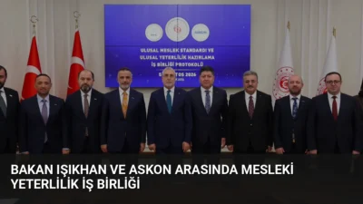 Bakan Işıkhan ve ASKON, nitelikli iş gücünü geliştirmek ve tekstil