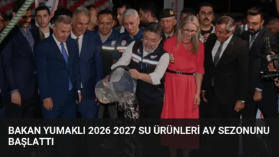 Tarım ve Orman Bakanı İbrahim Yumaklı, İzmir'de düzenlenen törenle 2026-2027