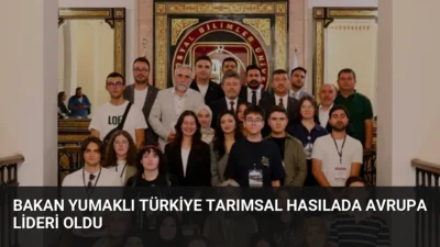 Bakan Yumaklı, Türkiye'nin 83,2 milyar dolarlık tarımsal hasıla ile Avrupa'da