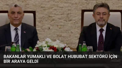 Tarım ve Orman Bakanı İbrahim Yumaklı ve Ticaret Bakanı Ömer