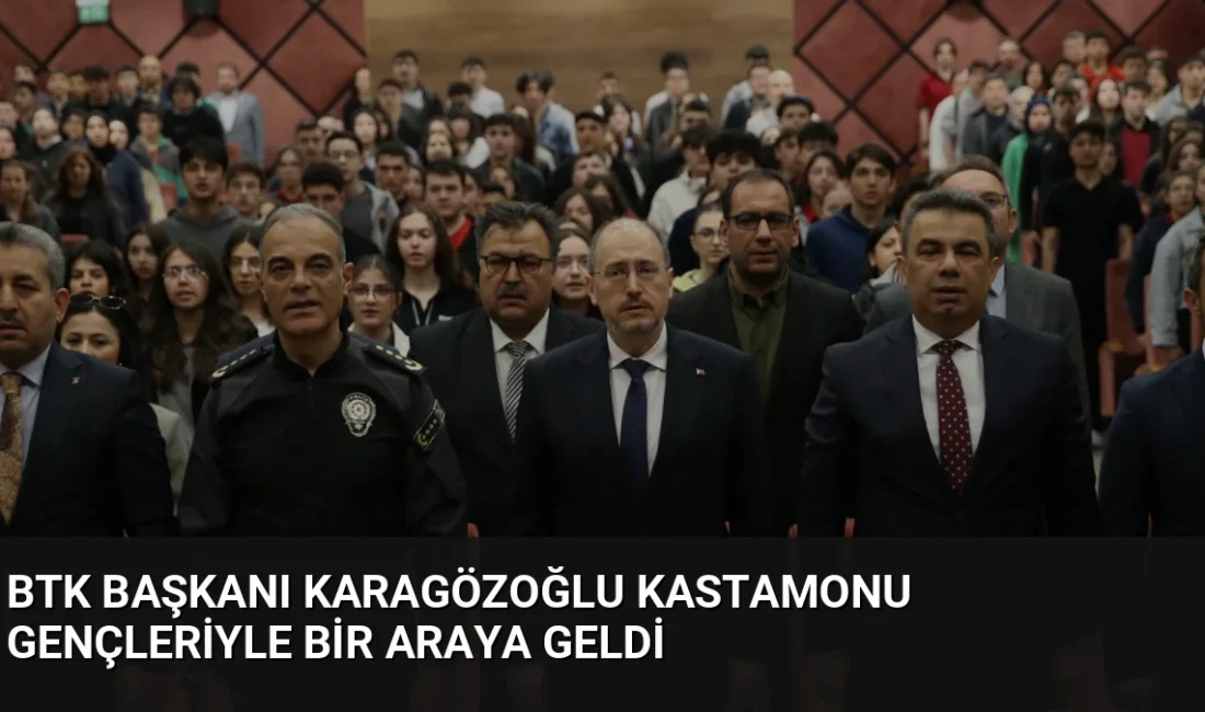 BTK Başkanı Ömer Abdullah Karagözoğlu, Kastamonu'da gençlerle bir araya gelerek