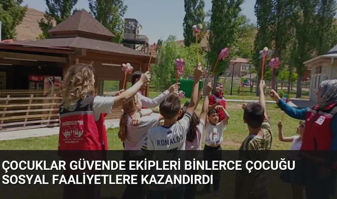 Bakan Mahinur Özdemir Göktaş, Çocuklar Güvende ekiplerinin risk grubundaki 9