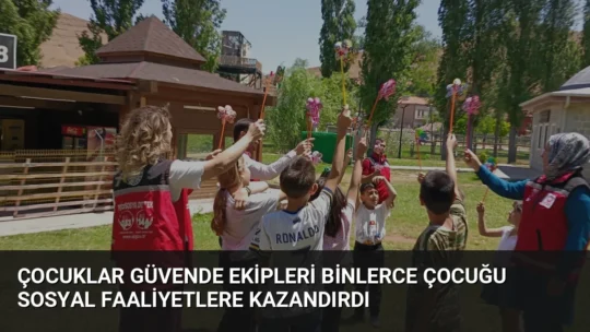 Bakan Mahinur Özdemir Göktaş, Çocuklar Güvende ekiplerinin risk grubundaki 9