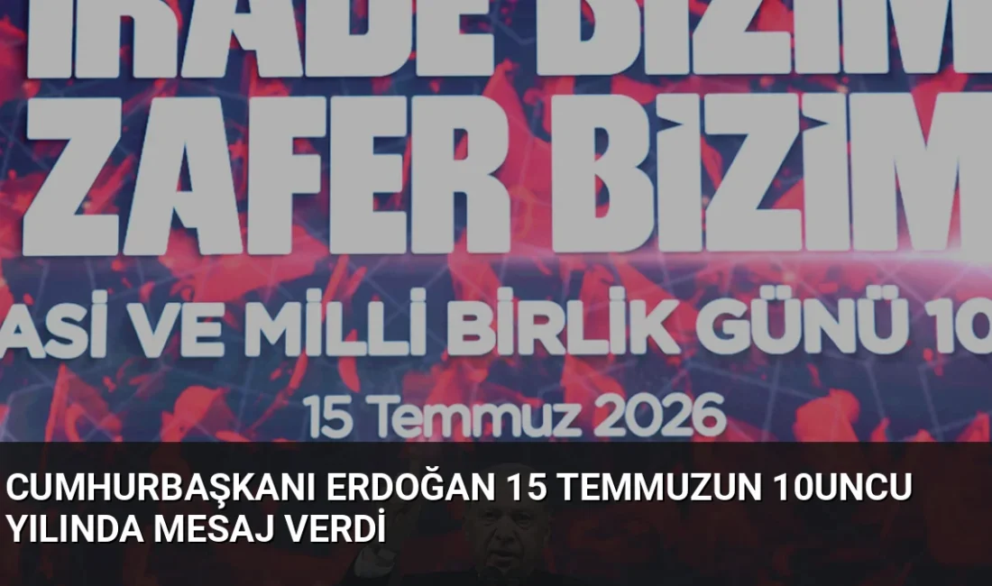 Cumhurbaşkanı Erdoğan, 15 Temmuz'un 10. yıl dönümünde yaptığı konuşmada FETÖ