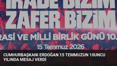 Cumhurbaşkanı Erdoğan, 15 Temmuz'un 10. yıl dönümünde yaptığı konuşmada FETÖ