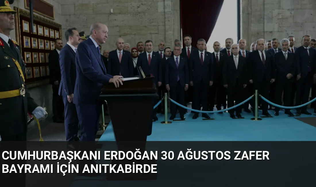 Cumhurbaşkanı Erdoğan, 30 Ağustos Zafer Bayramı'nın 104. yıl dönümü dolayısıyla
