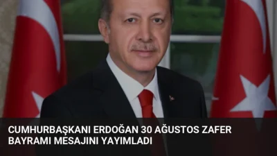 Cumhurbaşkanı Erdoğan, Büyük Zafer'in 104'üncü yıl dönümü dolayısıyla yayımladığı mesajda