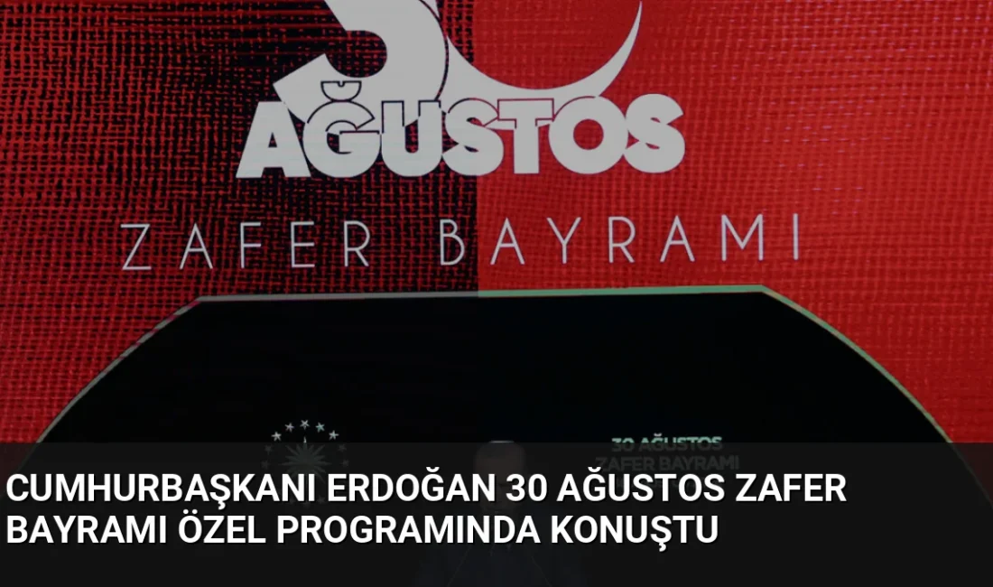 Cumhurbaşkanlığı Külliyesindeki 30 Ağustos Zafer Bayramı Özel Programı'nda konuşan Erdoğan,