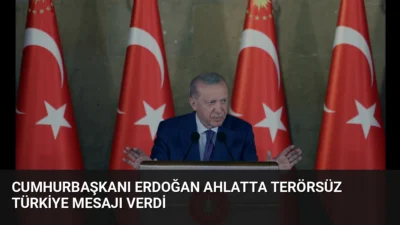 Cumhurbaşkanı Erdoğan, Ahlat'taki Kabine Toplantısı sonrası Terörsüz Türkiye vurgusu yaparak,