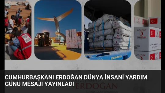 Cumhurbaşkanı Erdoğan, Dünya İnsani Yardım Günü mesajında Türkiye'nin milli gelire