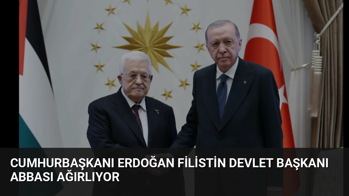 Cumhurbaşkanı Erdoğan, Türkiye'yi ziyaret eden Filistin Devlet Başkanı Mahmud Abbas'ı