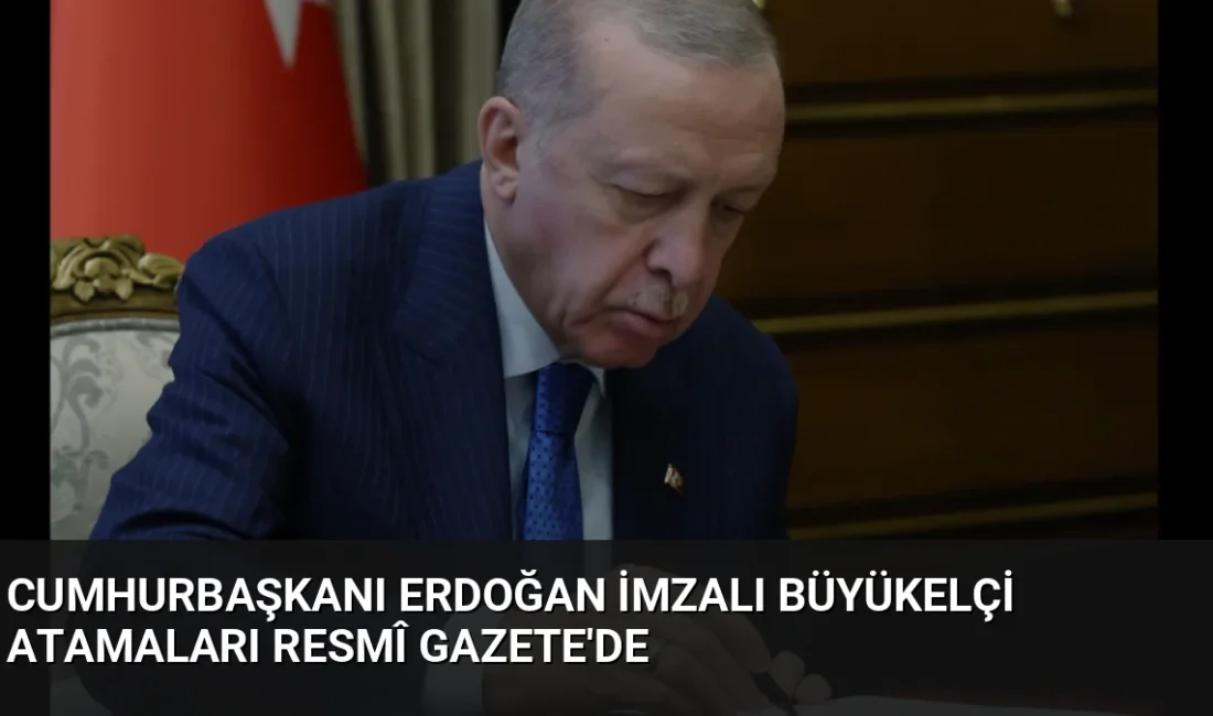Cumhurbaşkanı Erdoğan'ın imzasıyla İzlanda, Ukrayna, Hollanda ve BM Cenevre Ofisi'ndeki