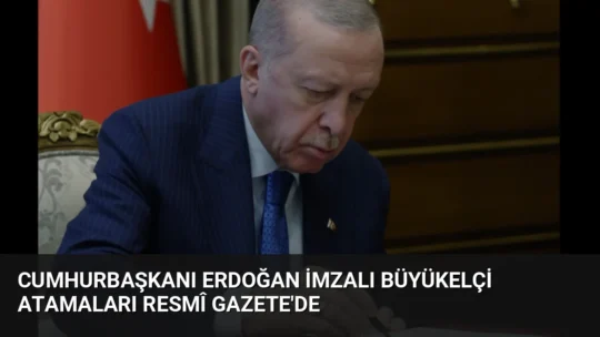 Cumhurbaşkanı Erdoğan'ın imzasıyla İzlanda, Ukrayna, Hollanda ve BM Cenevre Ofisi'ndeki